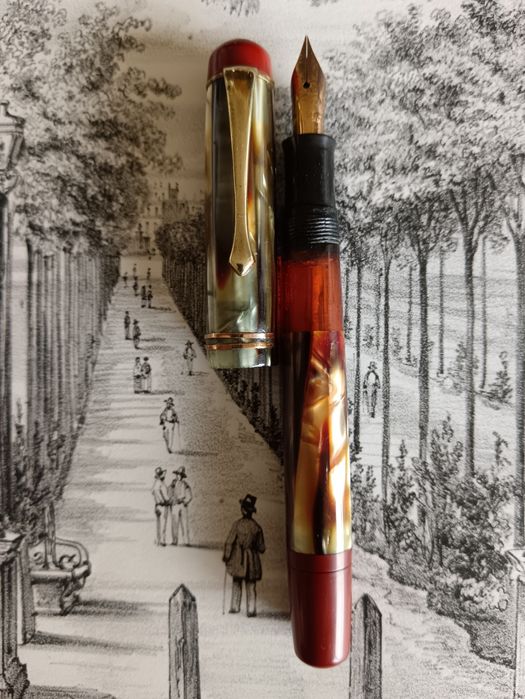 Caneta antiga Pelikan Emege