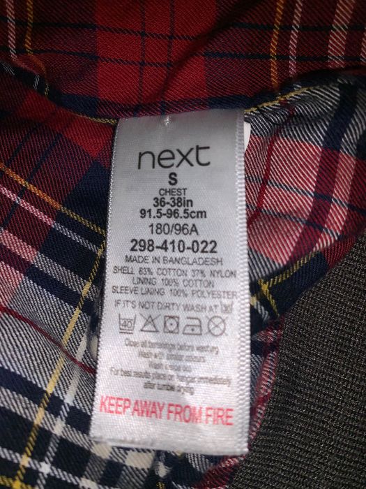 Куртка next з червоною підкладкою