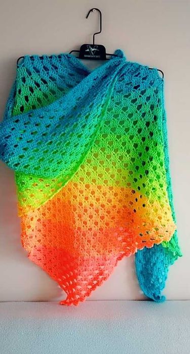 Chusta/szal handmade jedyna taka