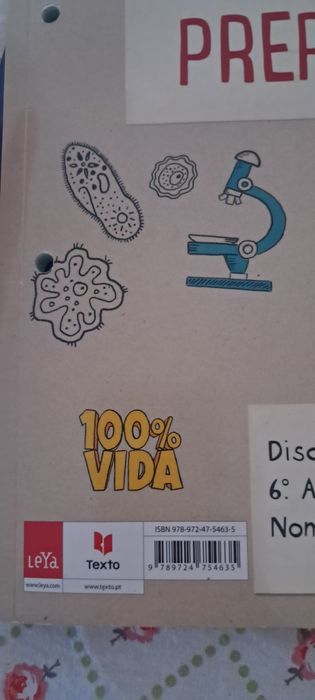 Caderno de Atividades 100% Vida 6° ano