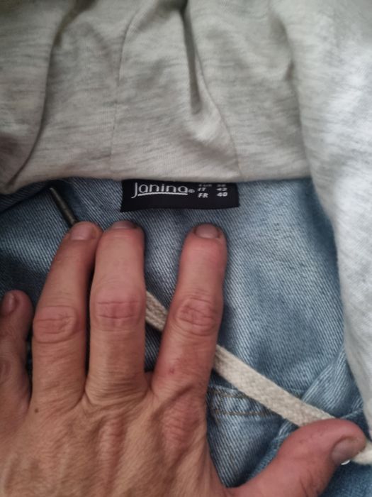 Kurtka katana jeansowa z bluzą 38 40 42