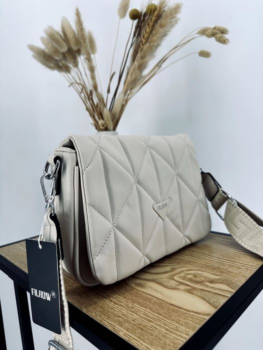 Nowa torebka damska klapa pikowana