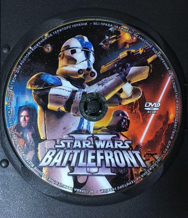 CD PC диск с игрой Star Wars: Battlefront II. Культовые ЗВЁЗДНЫЕ ВОИНЫ