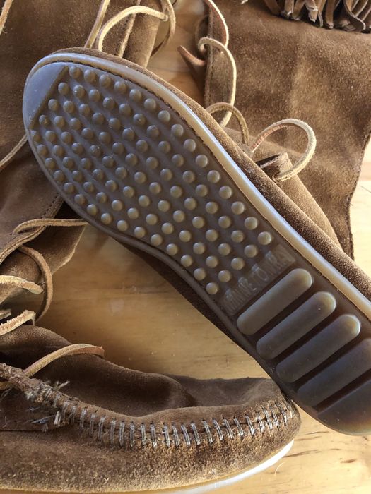 Botas mocassins camurça nr 37,5