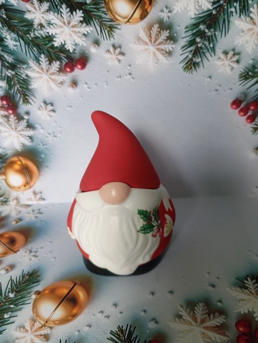 Новорічна свічка , подарунок,  Гном