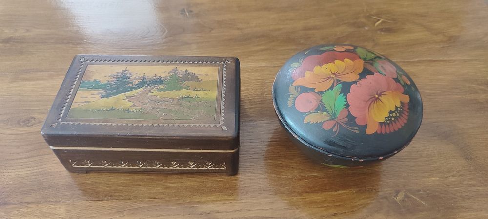 Шкатулки дерево СССР