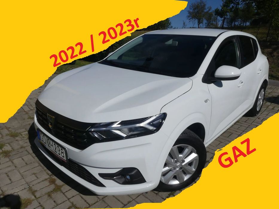 Dacia Sandero GAZ 2022r /2023r Salon PL KLIMA Tablet  bardzo ładna