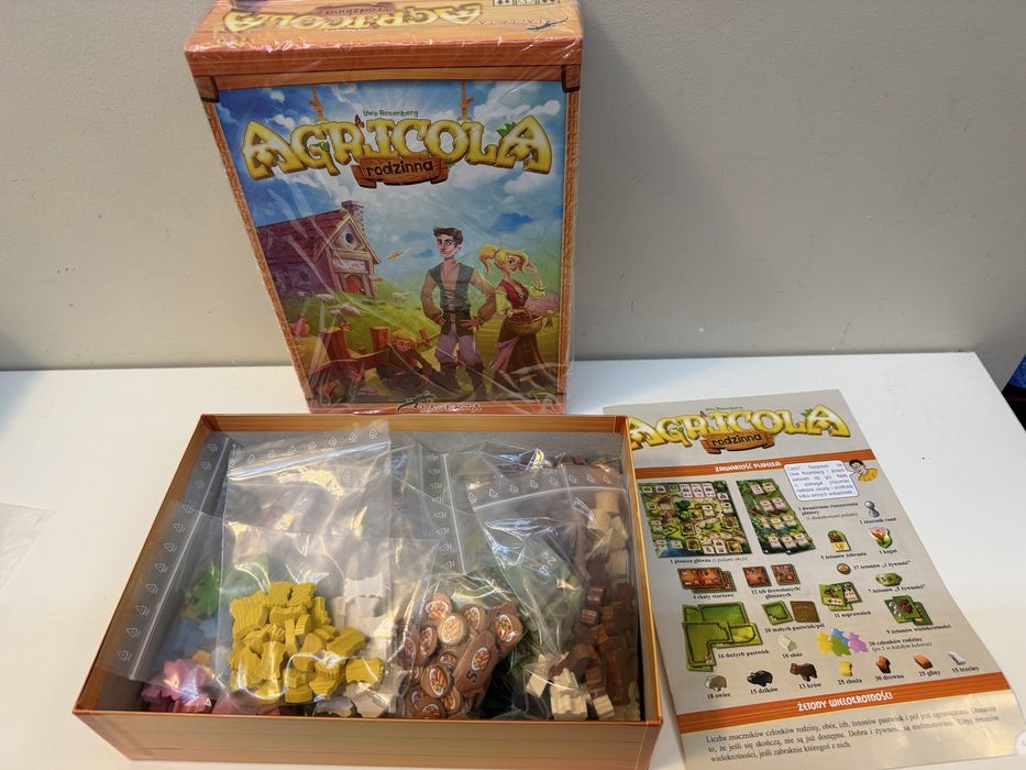 Agricola Rodzinna Uwe Rosenberg gra planszowa