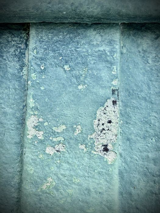 Witrynka/biblioteczka vintage turkus shabby chic