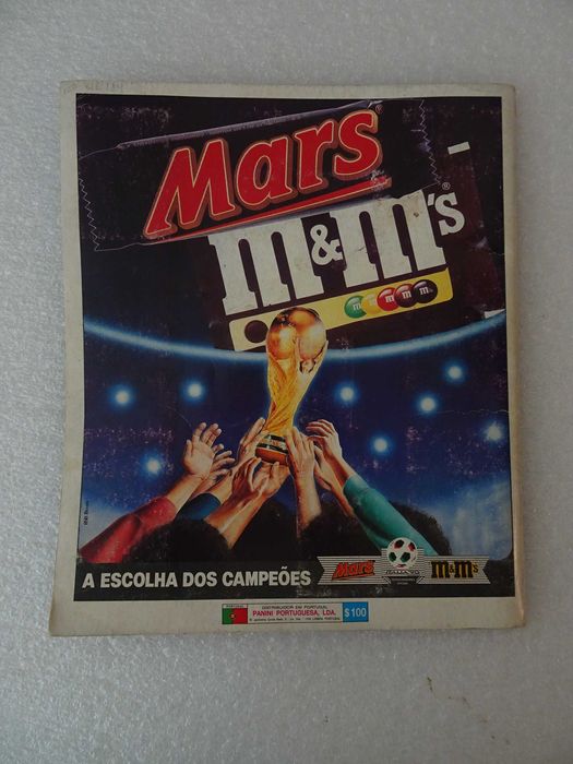 Caderneta de cromos Itália 90 - Panini (faltam 59 cromos)