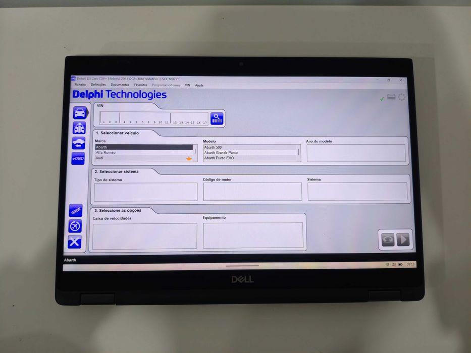 Máquina de diagnósticos  para carros e camiões
