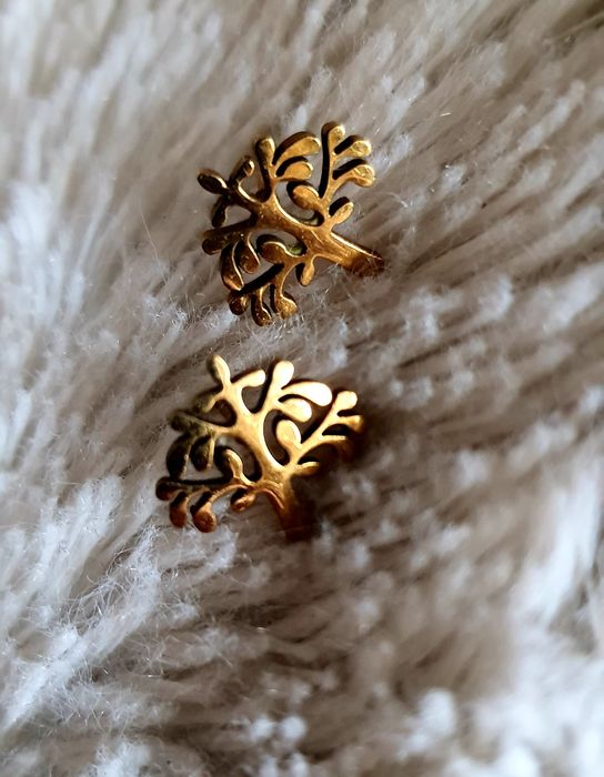 Kolczyki drzewko szczęścia stal chirurgiczna