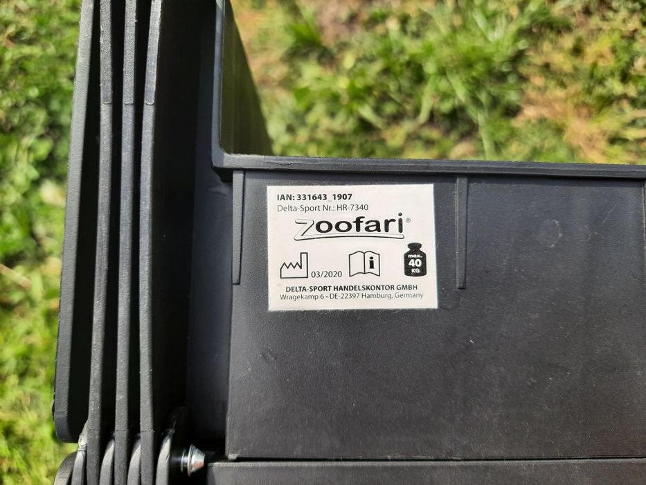 Zoofari podest platforma do auta dla psa