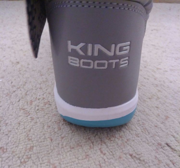 Нові термо чобітки дутіки King Boots, Hiмеччина, 24,5 см + подарунок!