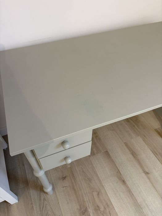 Biurko Babushka, Wood Luck biurko retro dla dzieci , oliwka