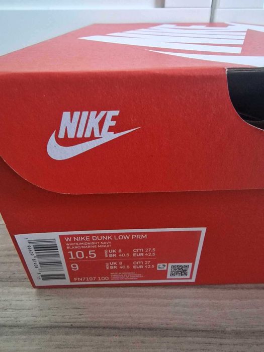 Buty Nike Dunk Low Premium Vintage Navy, roz. 42,5, nowe!