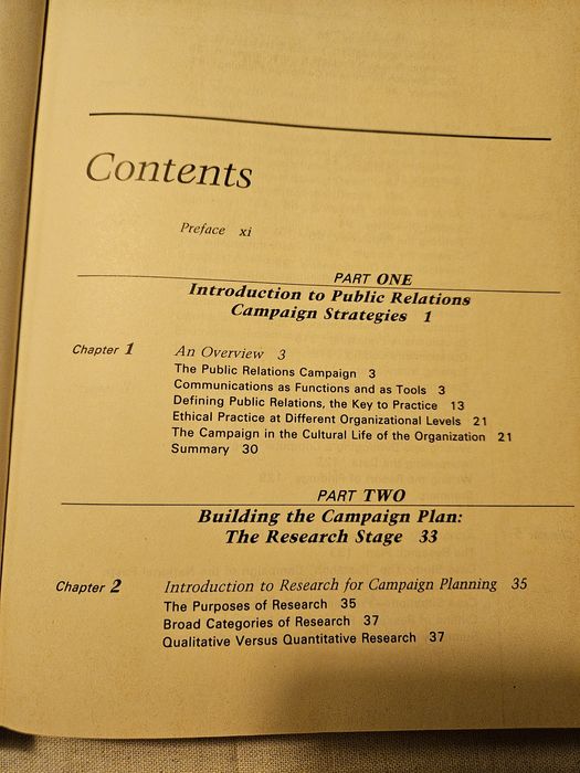 Public Relations Campaign Strategies R. Kendall