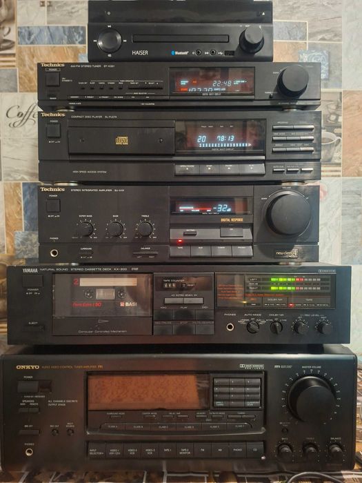 Колонки Касетна Дека Yamaha KX-200 Аудіофільський Магнітофон | Stereo Hi-Fi Cassette Deck | original Made in Japan