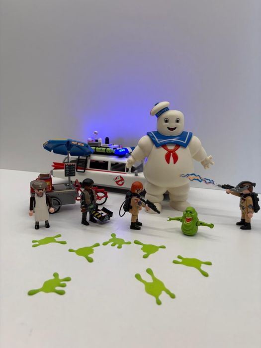Playmobil Ghostbusters 70170 Ecto-1 samochód, 9221 Marshmallow, 9222