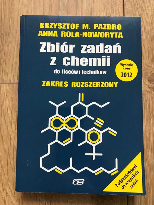 pazdro Zbiór zadań z chemii dla liceów i techników; zakres rozszerzony