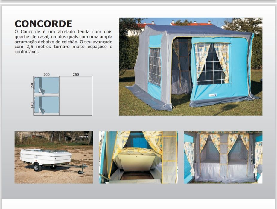 Atrelado  tenda Saurium Concorde