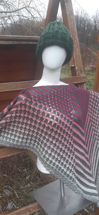 Chusta z wełny merino 100%