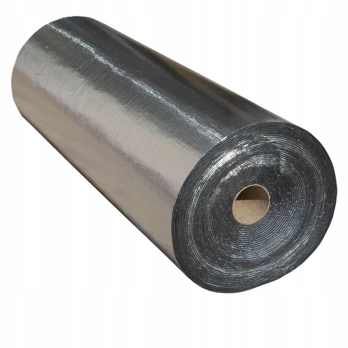 Mata TERMOIZOLACYJNA Pianka ALUMINIUM z klejem samoprzylepna 3mm