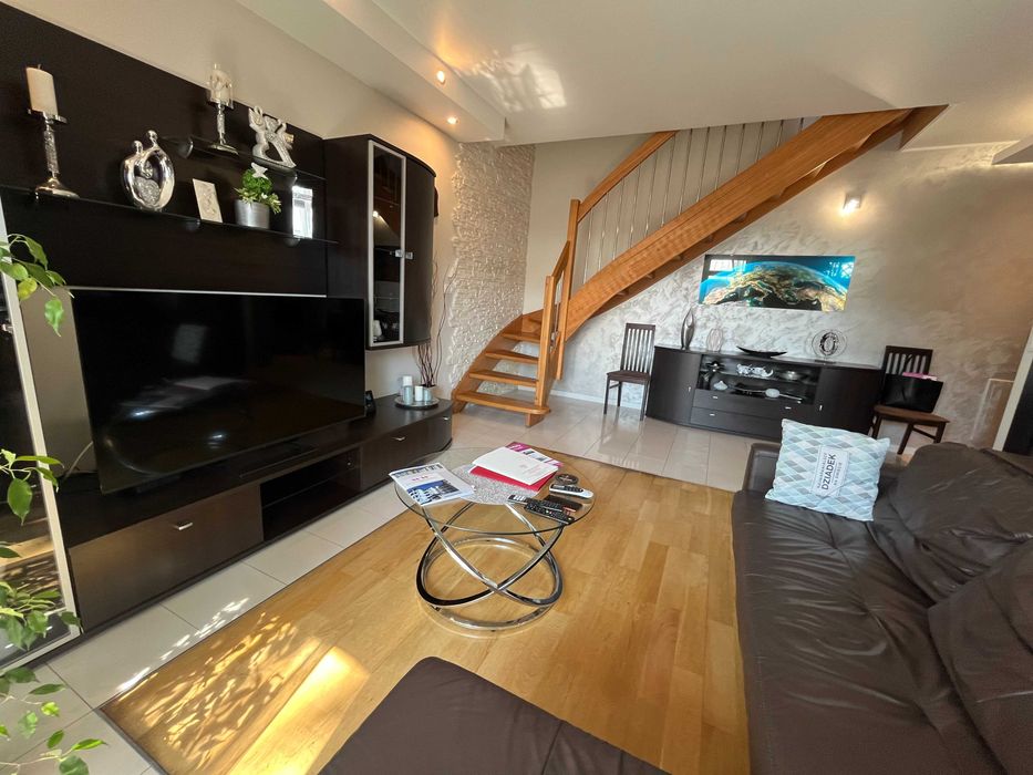 Mieszkanie 5 pokoi dwupoziomowe 122m balkon garaż, KW, Wołomin Ząbki