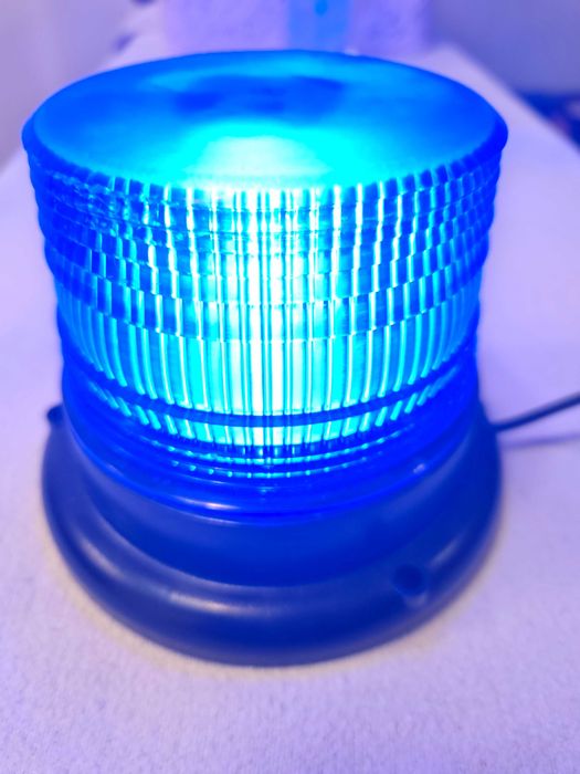 Маячок проблесковый синий 18LED магнитное крепление (Турция)