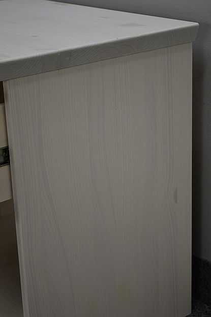 Szafka Nocna Biała Sosnowa Lakierowana