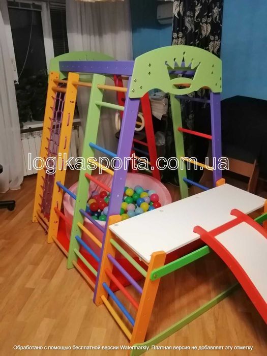 Горка, спортивный детский комплекс "Карапуз" качели