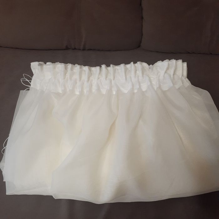 Тюль із шифона нова! Колір крем! 2.50×2.20м.