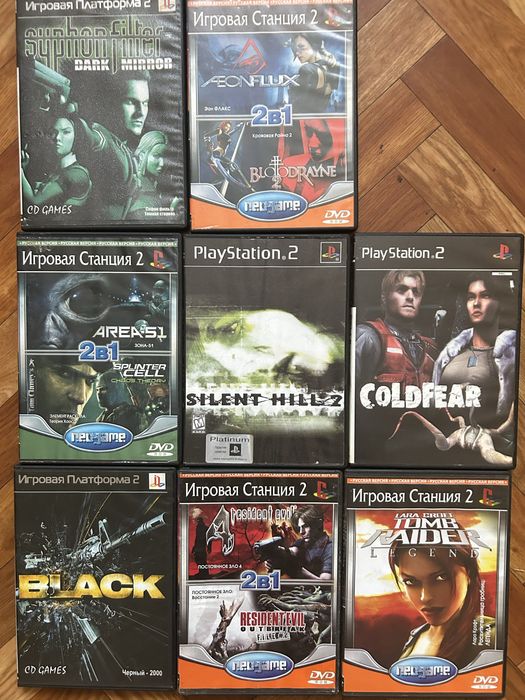 Комплект ігор на playstation 2
