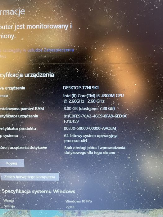 Laptop Fujitsu Lifebook E744 14”
