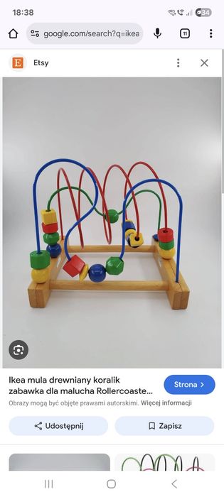 Przeplatanka drewniana ikea mula
