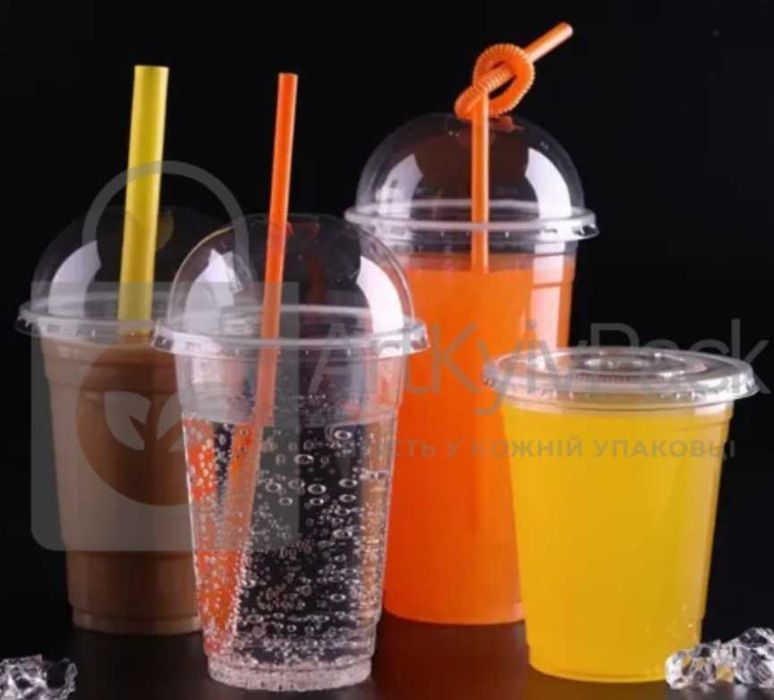 Стакани з Купольною Кришкою Купольные Стаканы