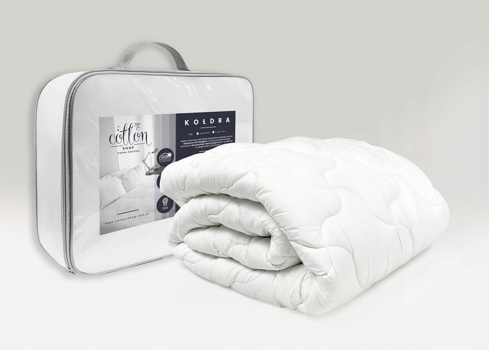 ZESTAW Kołdra 4 pory roku ECONOMY LINE 180x200 cm+2xpoduszka 50x60