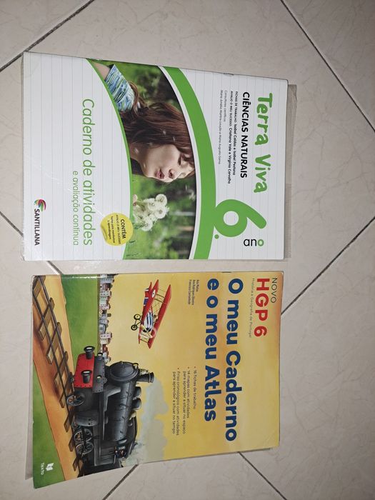 Caderno de atividades de Ciências e de História 6 ano