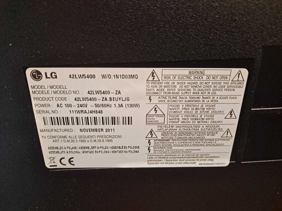 telewizor LG 42 cale