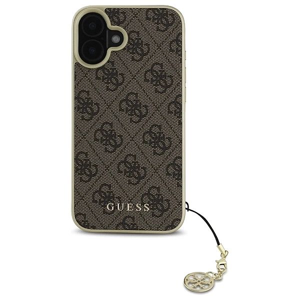Guess GUHCP16MGF4GBR iPhone 16 Plus 6.7" brązowy/brown hardcase 4G Cha