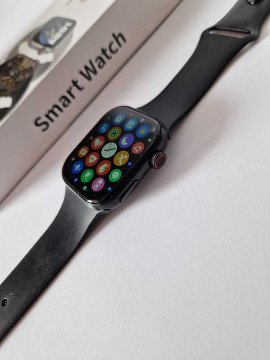 Czarny smartwatch nowy