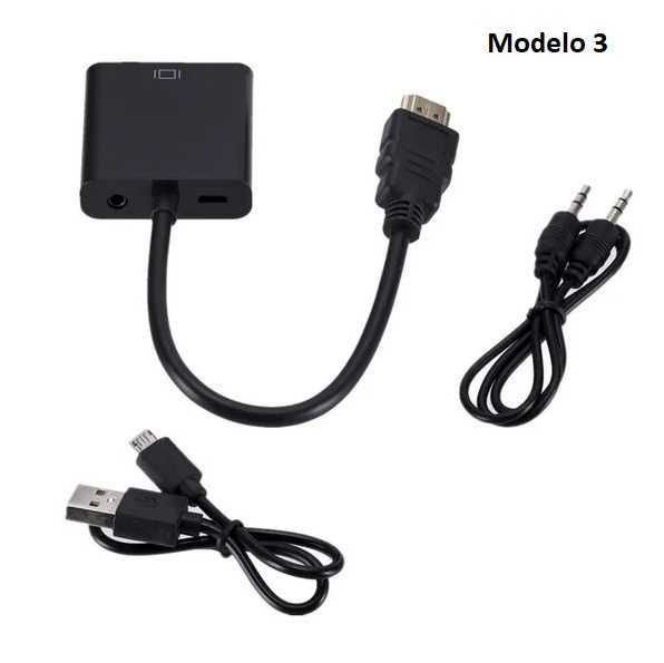 Adaptador HDMI Para VGA 1080p / 4K