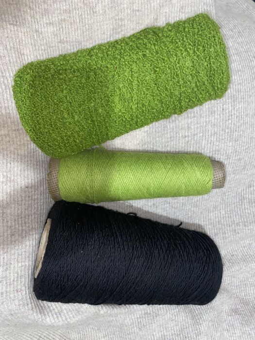 Нитки вовняні вʼязальні лот