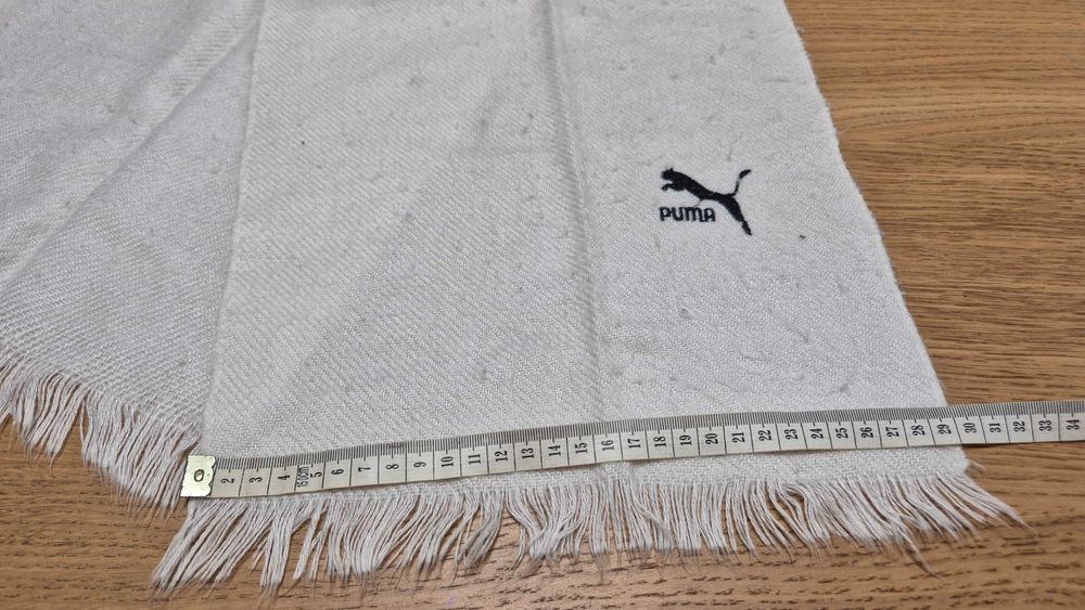 092 A szalik puma polarowy biały uniwersalny