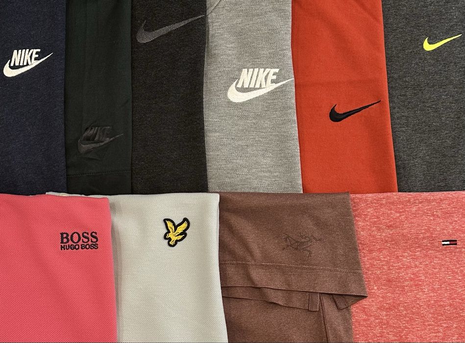 Футболки Lacoste Nike Hilfiger Diesel Lonsdale Arcteryx Kenzo Berghaus Oakley Lyle Scott TNF Lyle Scott Carhartt Hugo Boss Under Armour Adidas