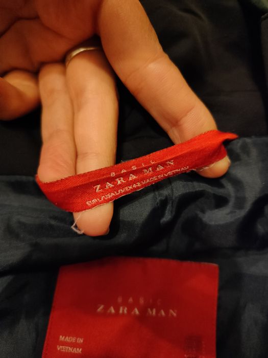 Kurtka czarna męska Zara