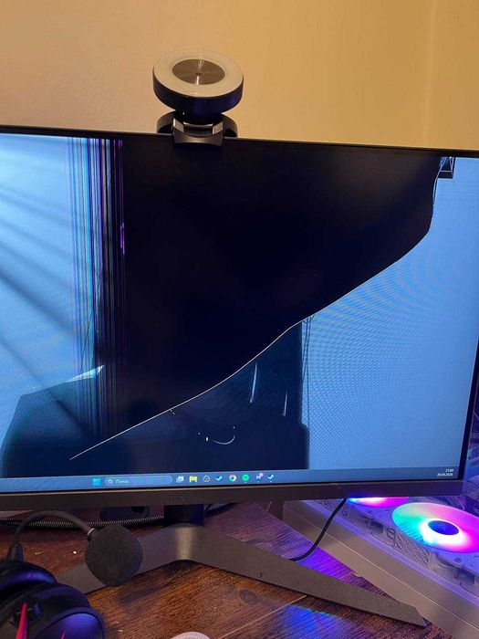 Monitor 180 hz LG 24GS50F-B USZKODZONA MATRYCA