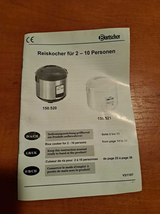 Urządzenie do gotowania BARTSCHER