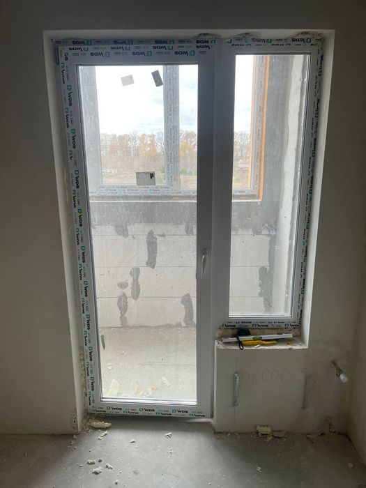 Балконний блок, вікно та двері