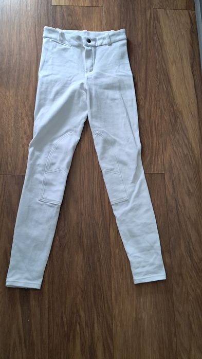 Białe bryczesy 12 lat fouganza